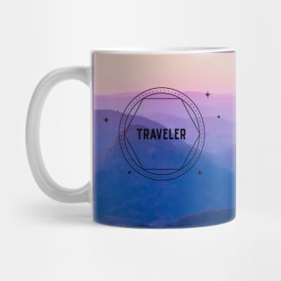 Traveler- Mountain sunset edition Mug